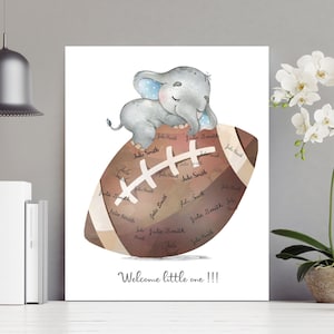Fußball Babyparty - Fußball Gästebuch - Fußball Babyparty Dekor - Babypartygeschenk - Fußball Babygeschenke - druckbares Babypartygeschenk