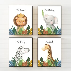 Jungle nursery decor - Jungle prints - Jungle animal prints - Safari baby animal prints - Safari jungle animal - Baby nursery prints - H2721