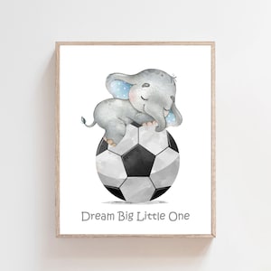 Sportafdruk kinderkamer - Babykamerinrichting babyjongen - Voetbalprints voor jongenskamer - Afdrukbare sport - Kamerinrichting jongens - Sportposter - H2476