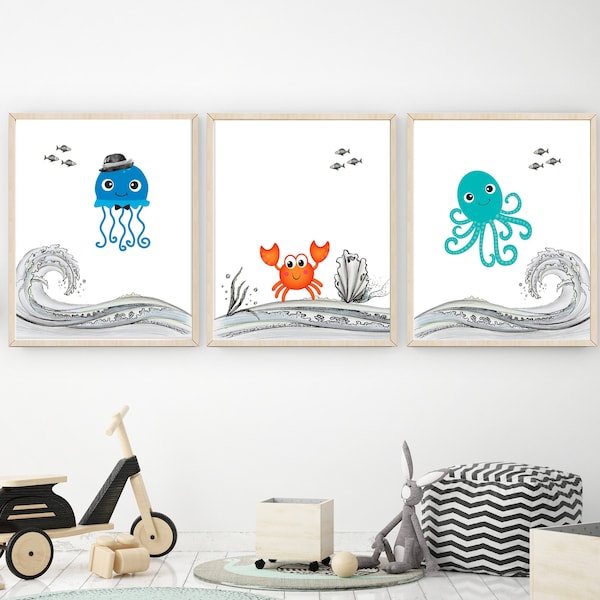 Ocean Theme Nursery Etsy