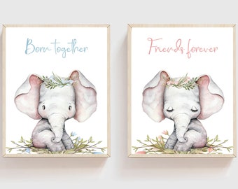 Boy Girl Twin Art Etsy Boy Girl Twin Art Etsy