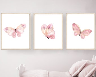 Butterfly Wall Art Etsy