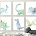 Baby Boy Dinosaur Prints - Watercolor Dinosaur Print - Boy Nursery Art ...
