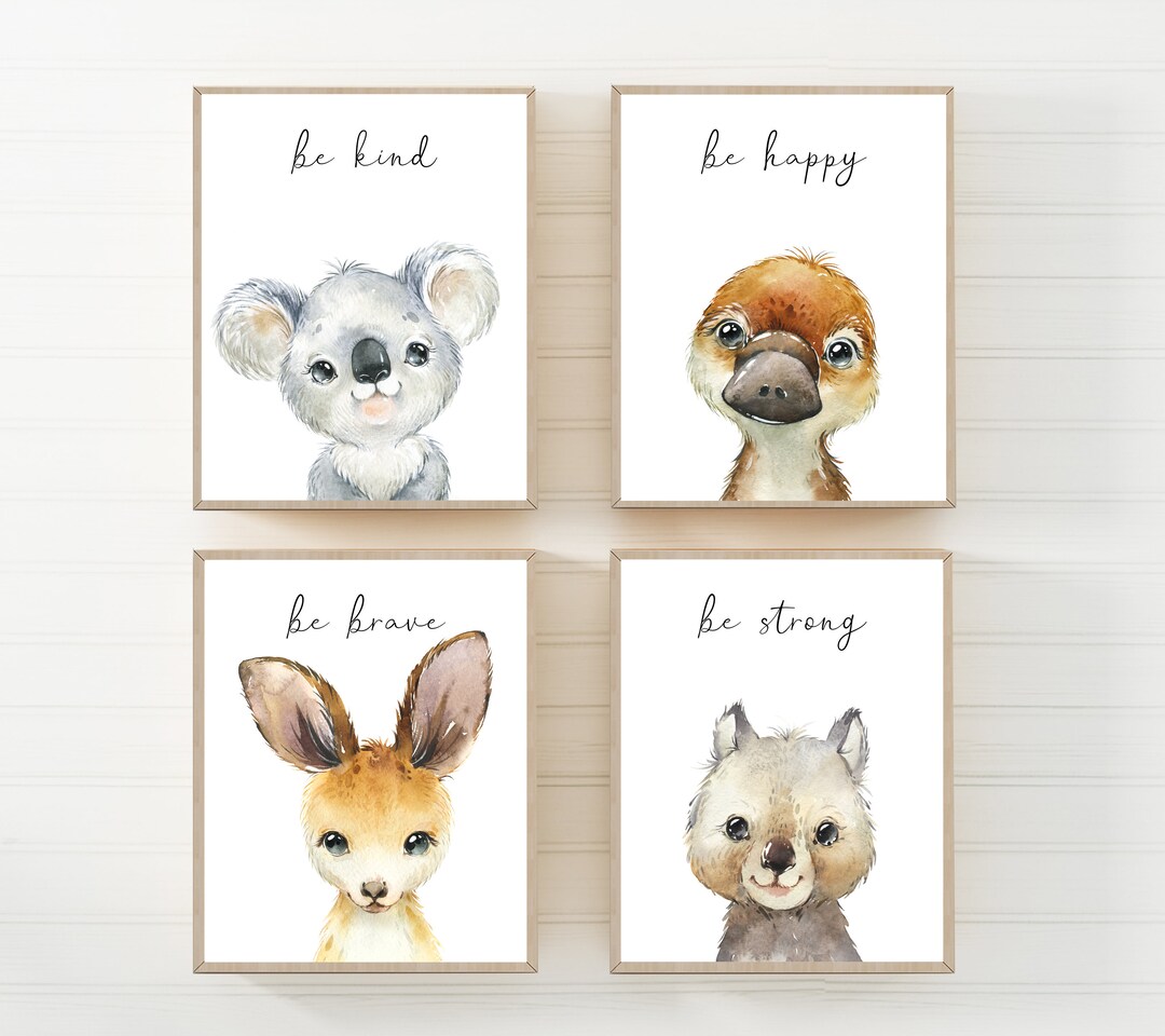 Australian Animal Prints Australia Animal Nursery Baby Australian