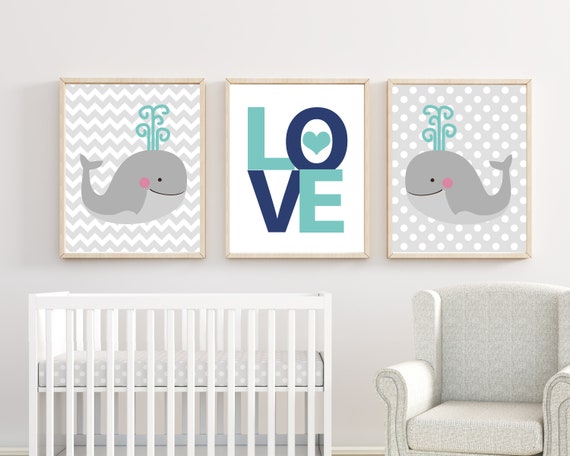 whale nursery decor