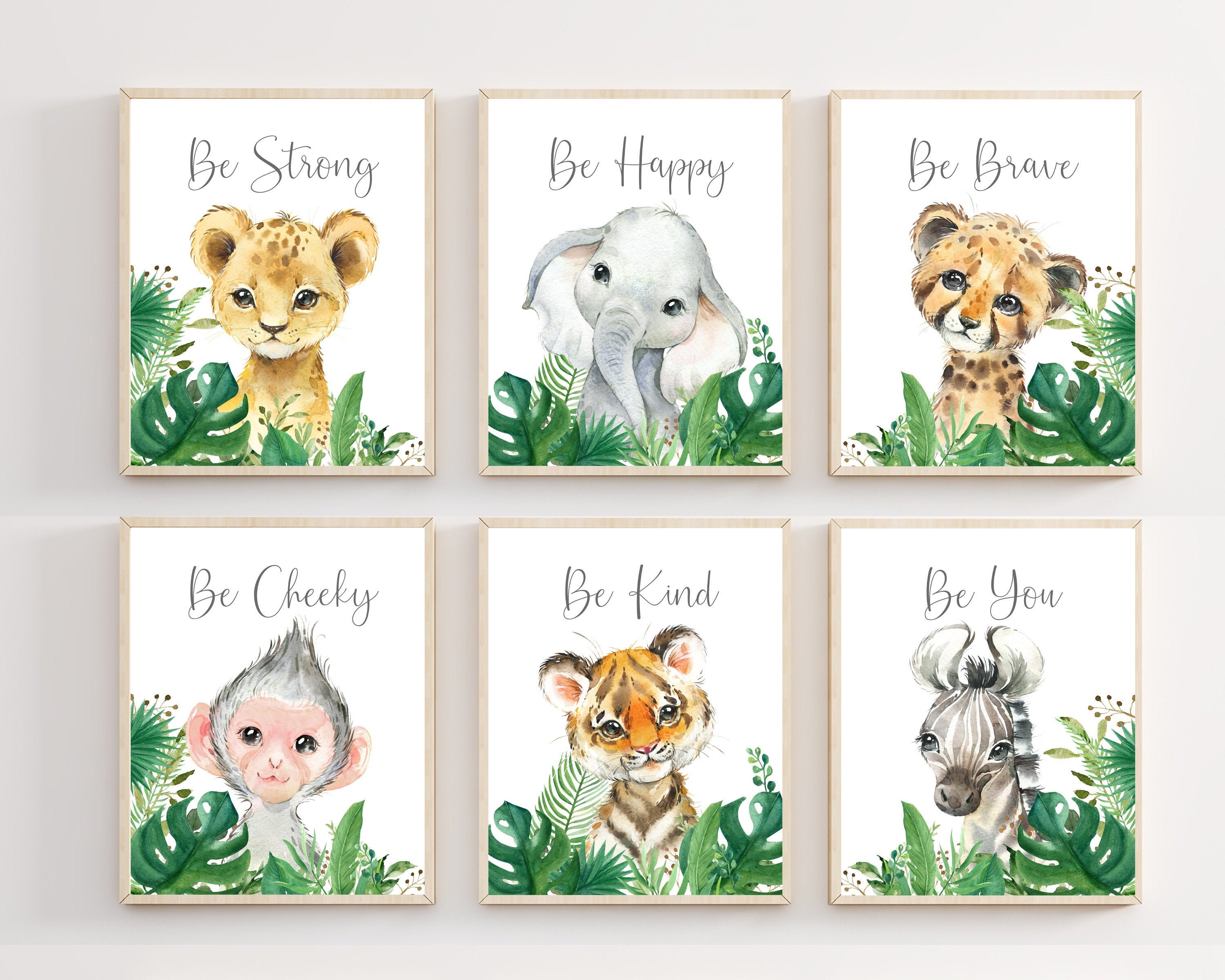 Safari Animal Art Prints Nursery Decor for Baby Boy - Etsy Safari Animal Art Prints Nursery Decor for Baby Boy - Etsy
