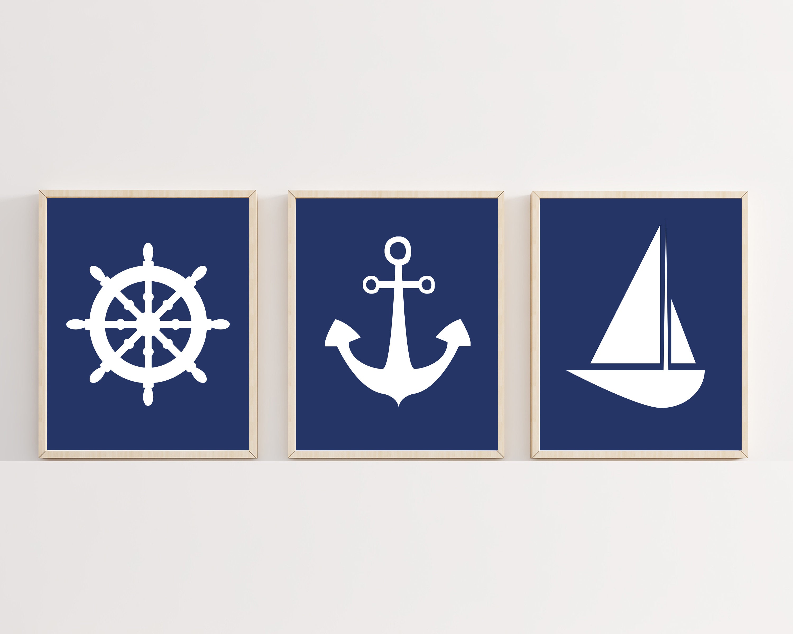 anchor sailboat wall art