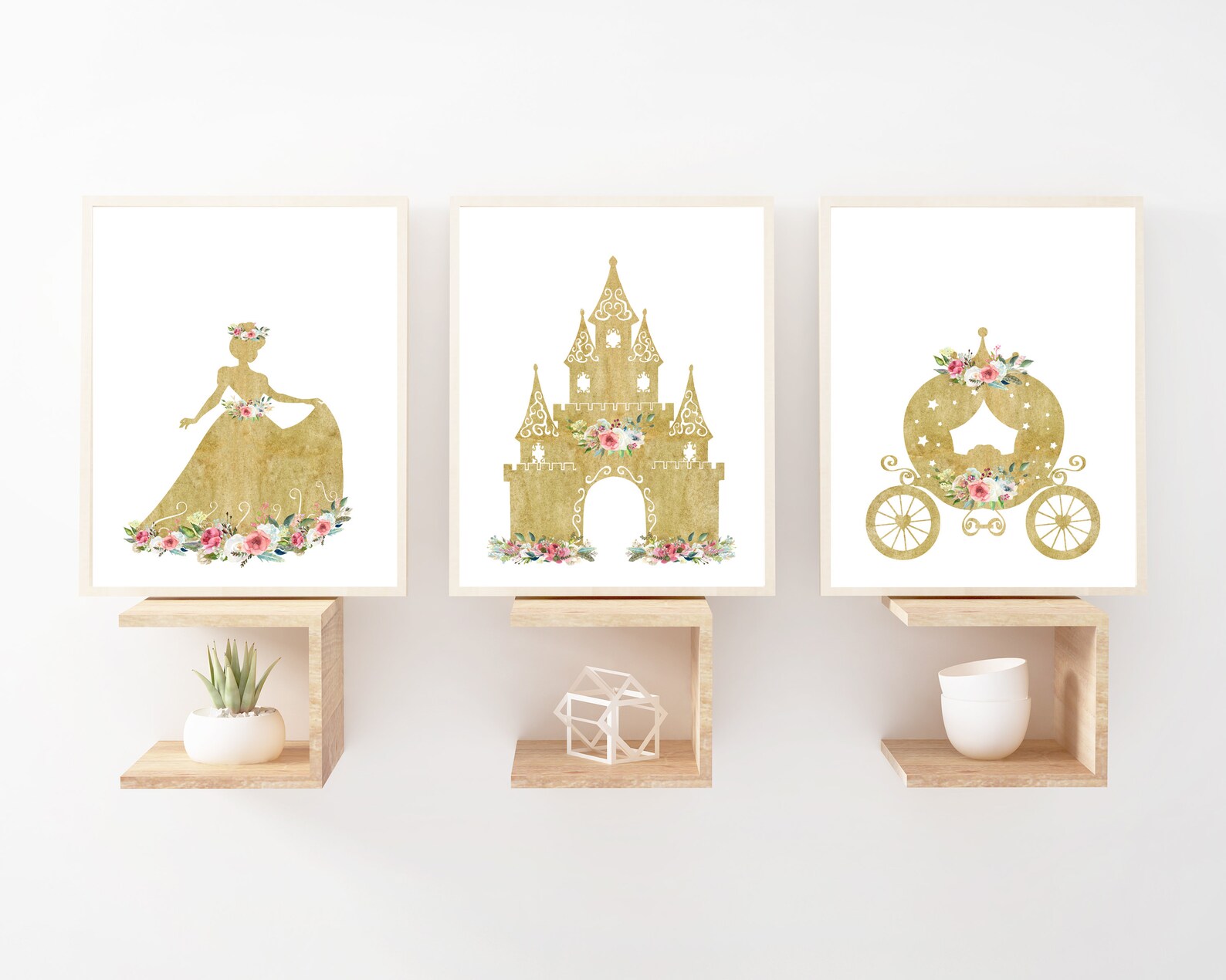 Princess Room Decor for Girls Princess Wall Art Toddler - Etsy