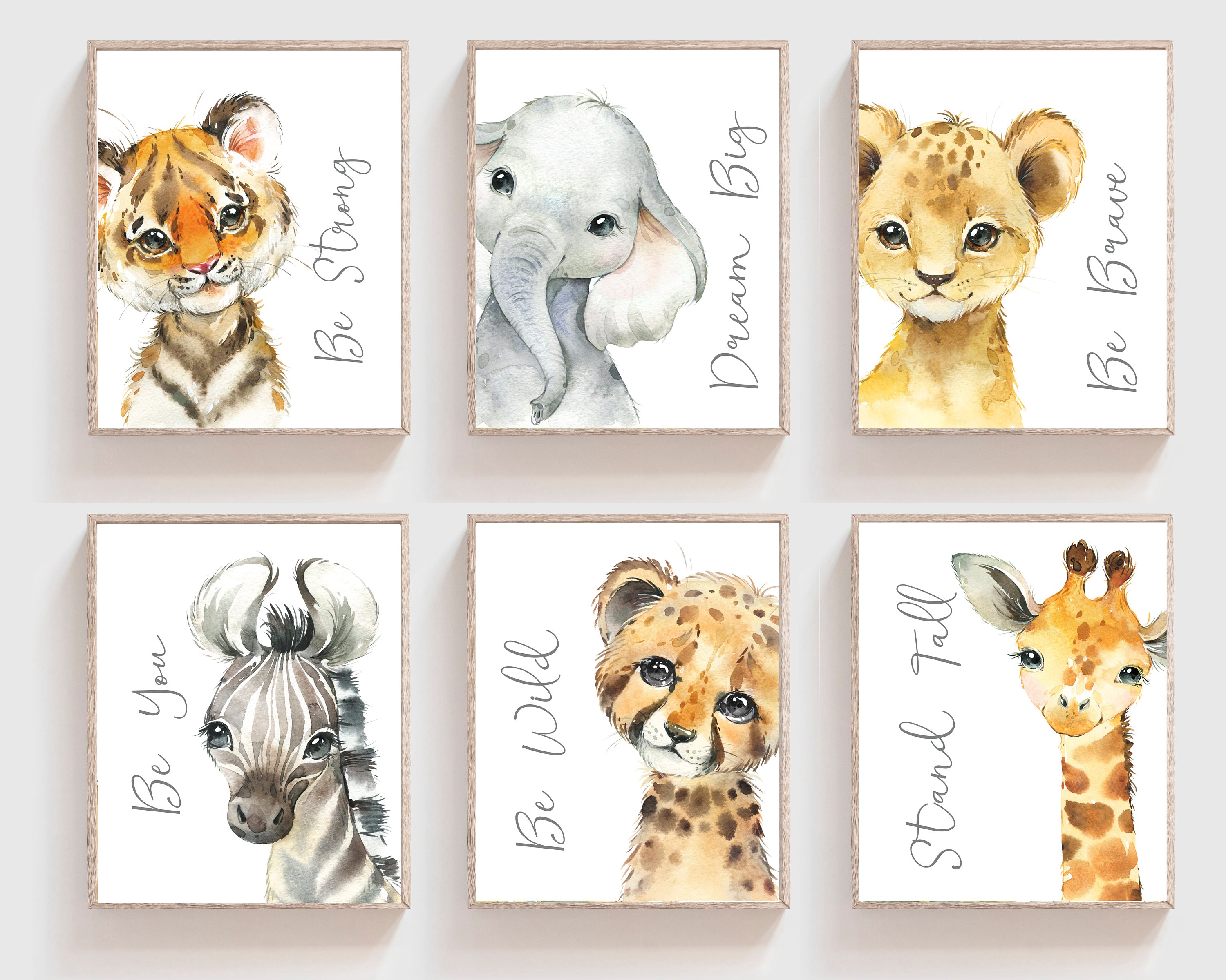 Boy Safari Nursery Decor Safari Nursery Decor Boy Wall Art Etsy Canada