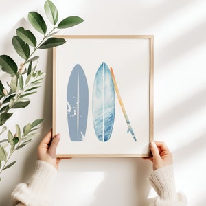 Surfboard Wall Art, Surf Nursery, Surf Nursery Decor, Ocean Theme Nursery, Boys Nursery Decor, Surfboard Print, gift for boys, H3045
