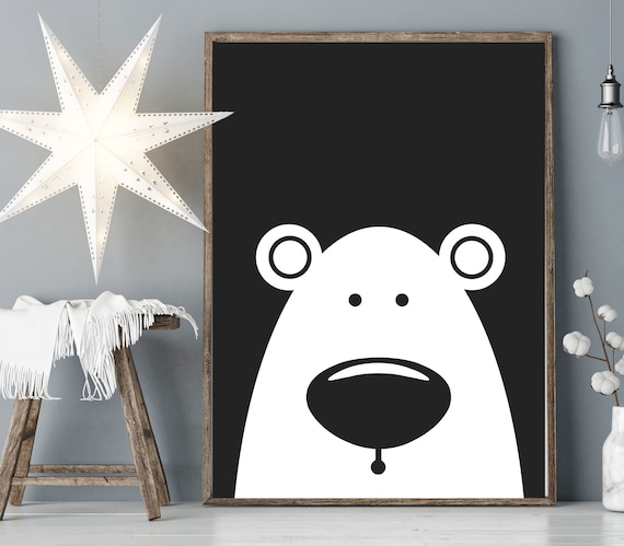 Black bear nursery decor 2025