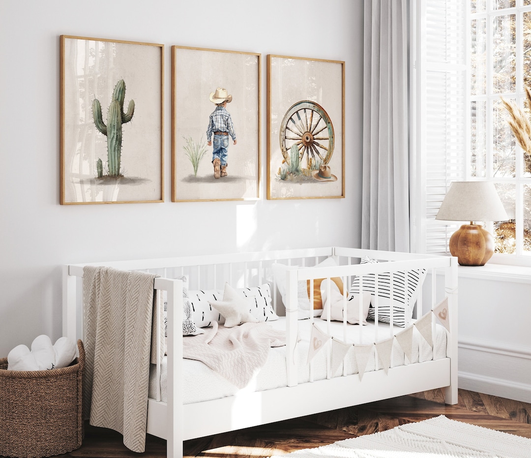 Cowboy Nursery Decor Cowboy Nursery Prints Baby Boy Wall Art Nursery