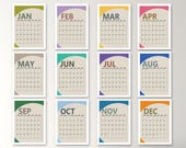 2026 Modern Yearly Wall Calendar Printable, 2026 Minimal Monthly Calendar Art, Neutral Home Office Decor, Digital Download, H3562