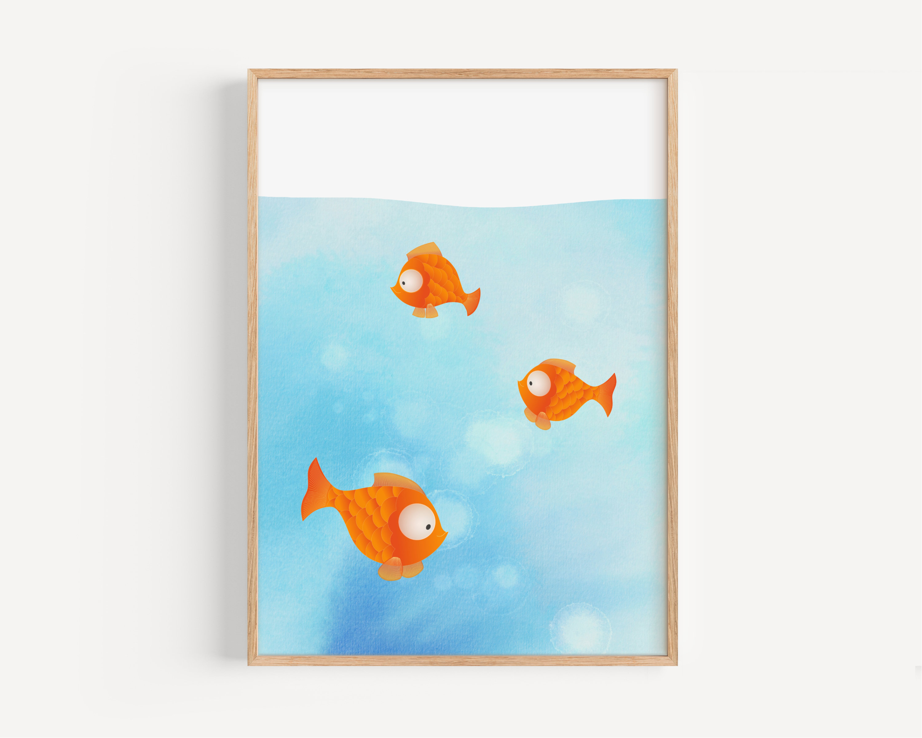 Ocean Animals Print, Under the Sea Nursery Print, Ocean Animals Poster ...