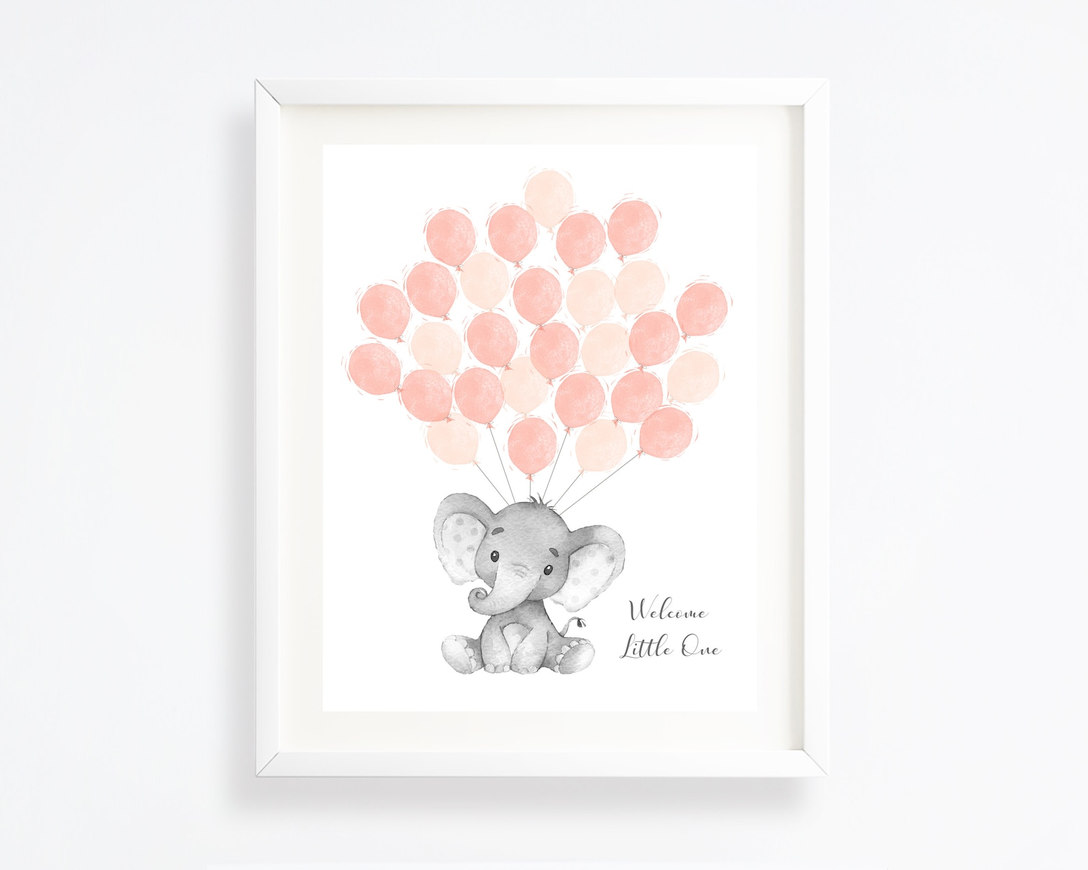 Elephant Guest Book Printable Elephant Guest Book Baby - Etsy