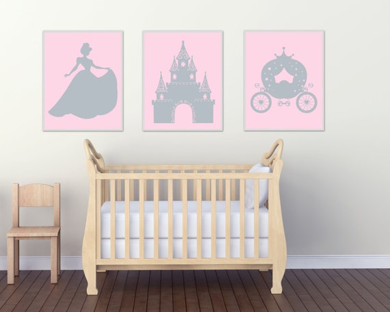Princess Nursery Art Print Baby Girls Fairy Tale Nursery Art Etsy
