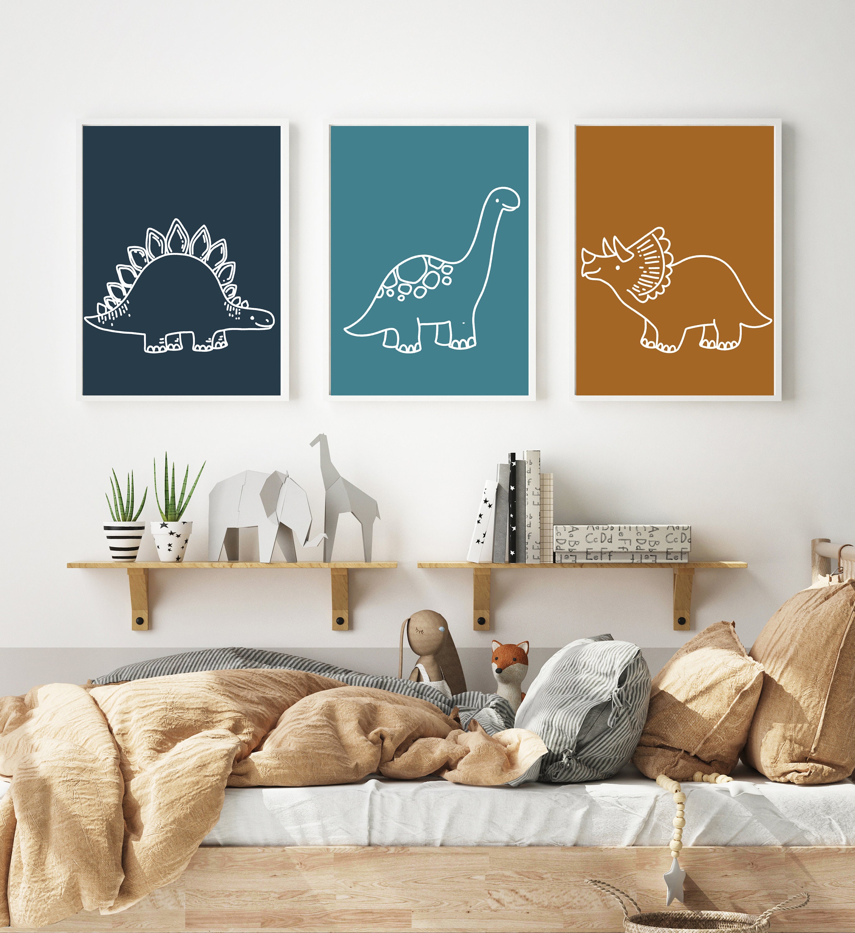 Dinosaur Poster - Boys Wall Art - Dinosaur Wall Art - Boys Room Decor ...