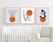 Baby boy nursery wall art. Baby animal sports art. Basketball nursery art prints suits boys bedroom decor, Basketball Animals - H115 