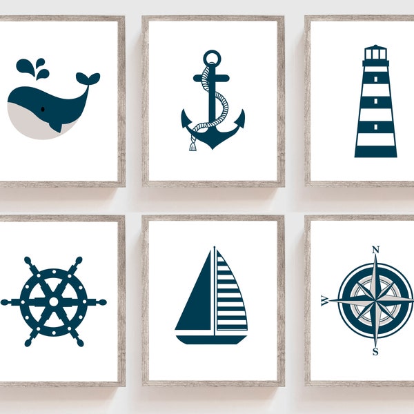 Nautical Wall Art Etsy