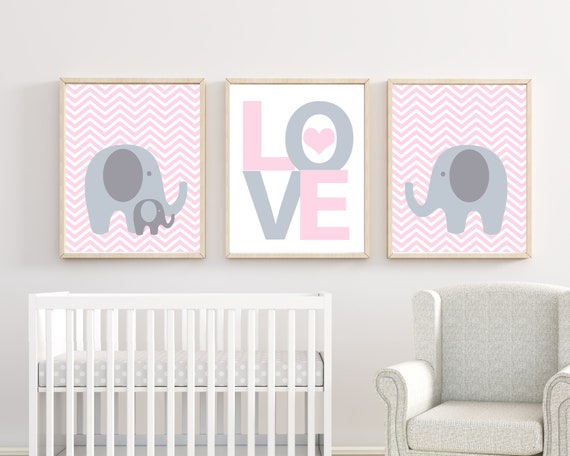 Fille Dinosaure double impression Seulement a4 Rose Wall Art Girly Chambre Personnalisé