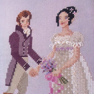 Brooke's Books Happy Couple: The Darcys Cross Stitch .pdf INSTANT DOWNLOAD Chart