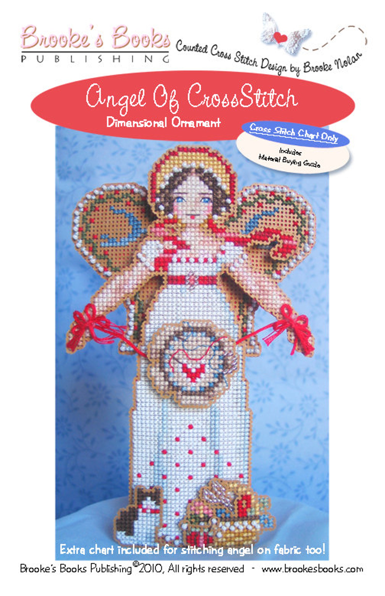 Brooke's Books Angel of Cross Stitch Ornament Cross Stitch Etsy