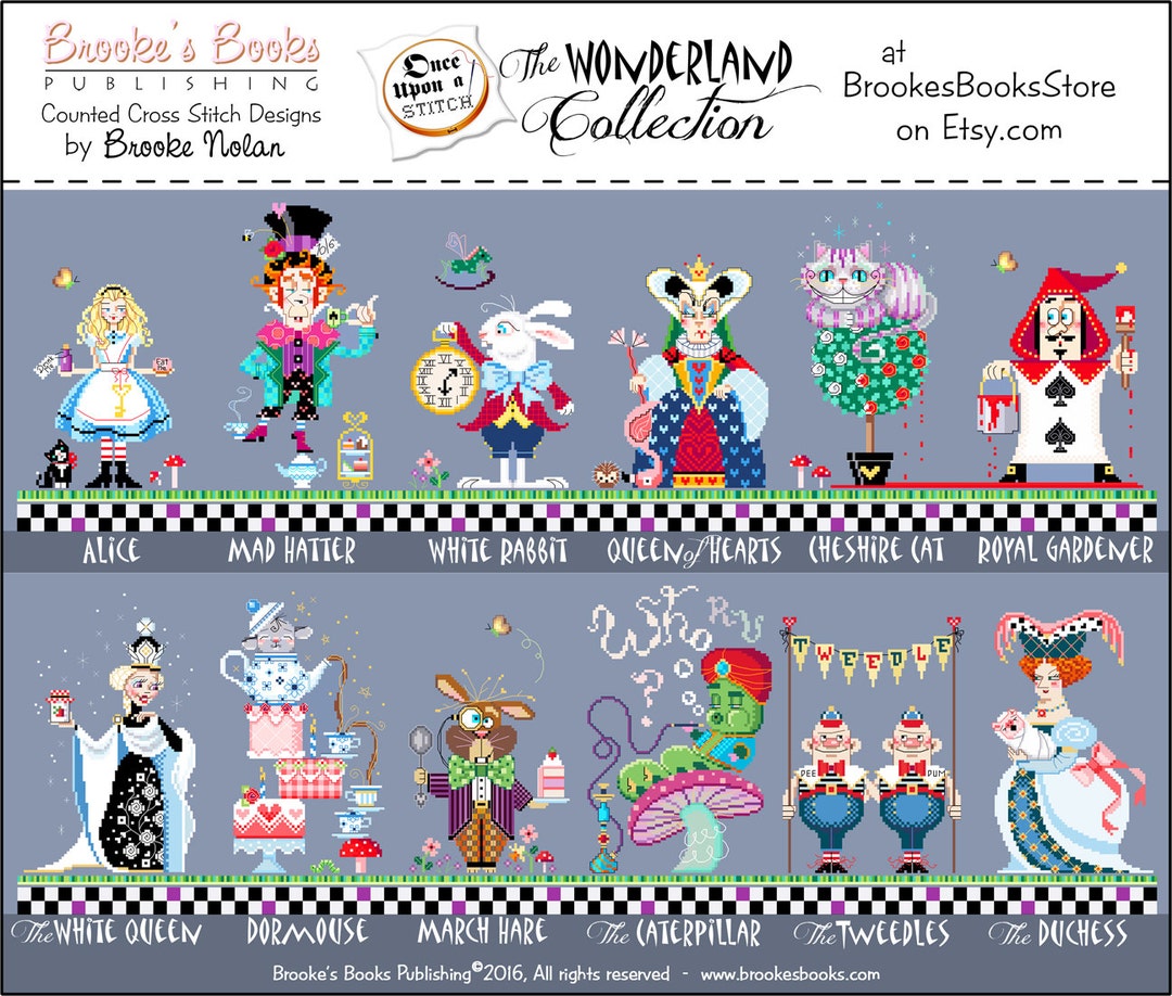 25% off Full Collection All 12 Brooke's Books Once Upon A Stitch ...