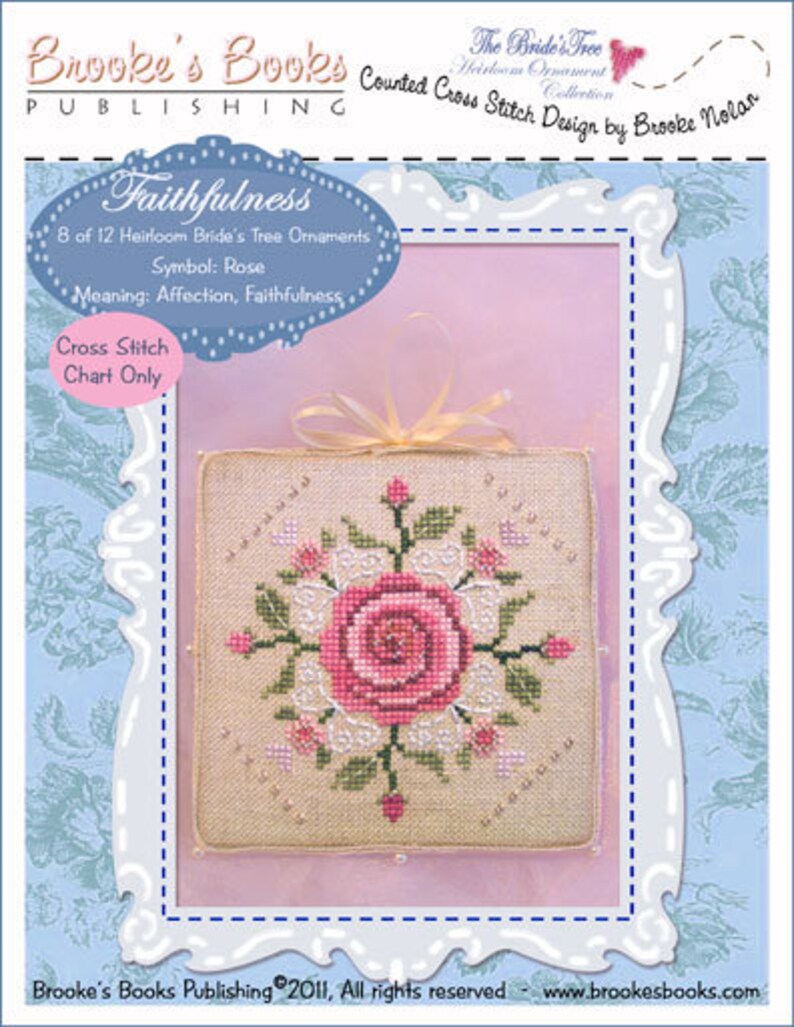 INSTANT DOWNLOAD Cross Stitch Chart for Brooke's Books Etsy