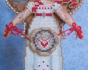 Brooke's Books Angel of Cross Stitch Ornament Cross Stitch Chart Only