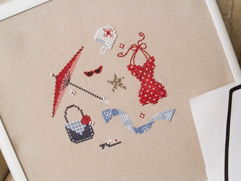 Brooke's Books Vintage Summer Fashion Tammy Cross Stitch Etsy