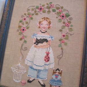 Brooke's Books Emma Rose Sampler INSTANT DOWNLOAD Cross Stitch Chart