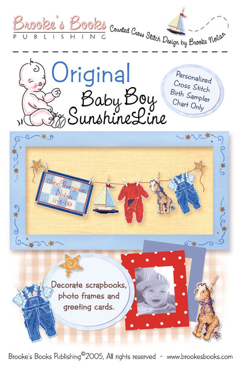 Brooke's Books Original Baby Boy Sunshine Line Birth Etsy