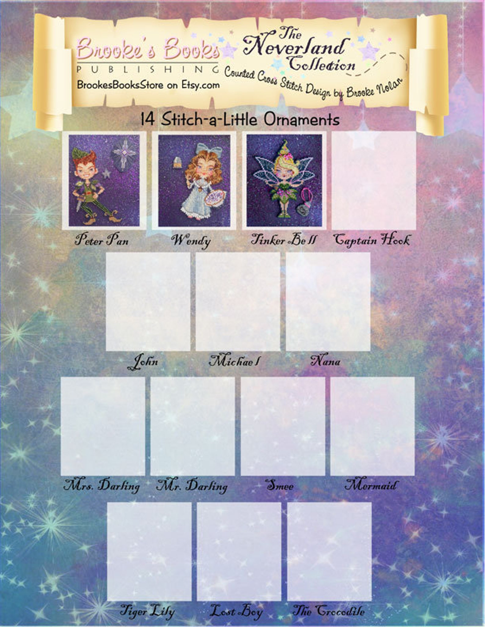 Brooke's Books 50% off PRE-SALE for All 14 .PDF Cross - Etsy