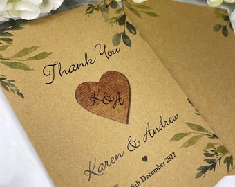 Rustic Botanical Thank You Cards