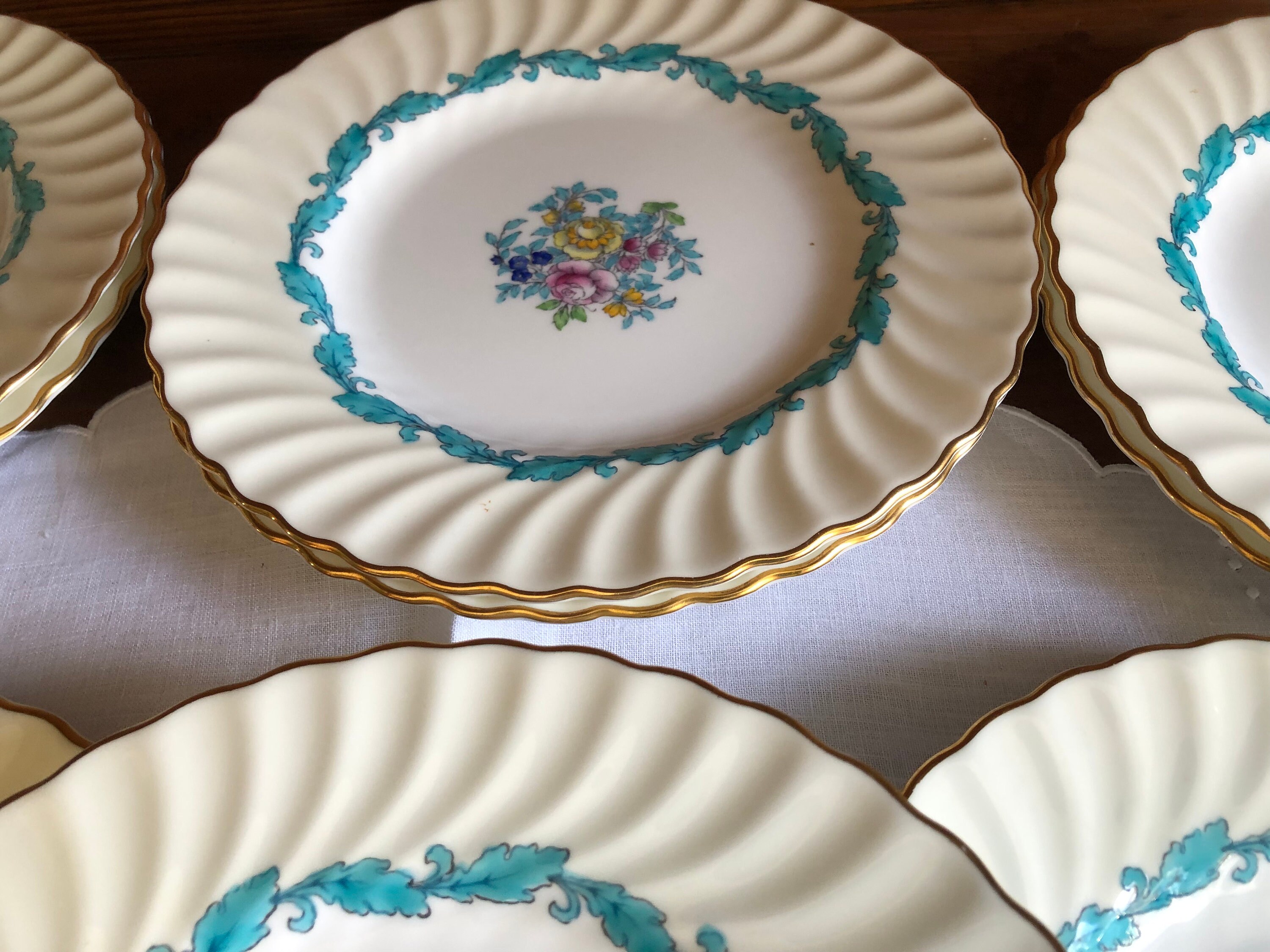 Minton Set of 9 Luncheon Plates 8