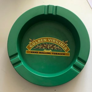 how much is golden virginia tobacco in france Pub Ashtray, Golden Virginia, Green Melamine Collectors Item