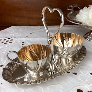 WMF cream and sugar set with tray antique - very rare!