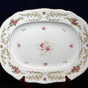 Antique Coalport Meat Serving Platter,  1880's Collectors piece