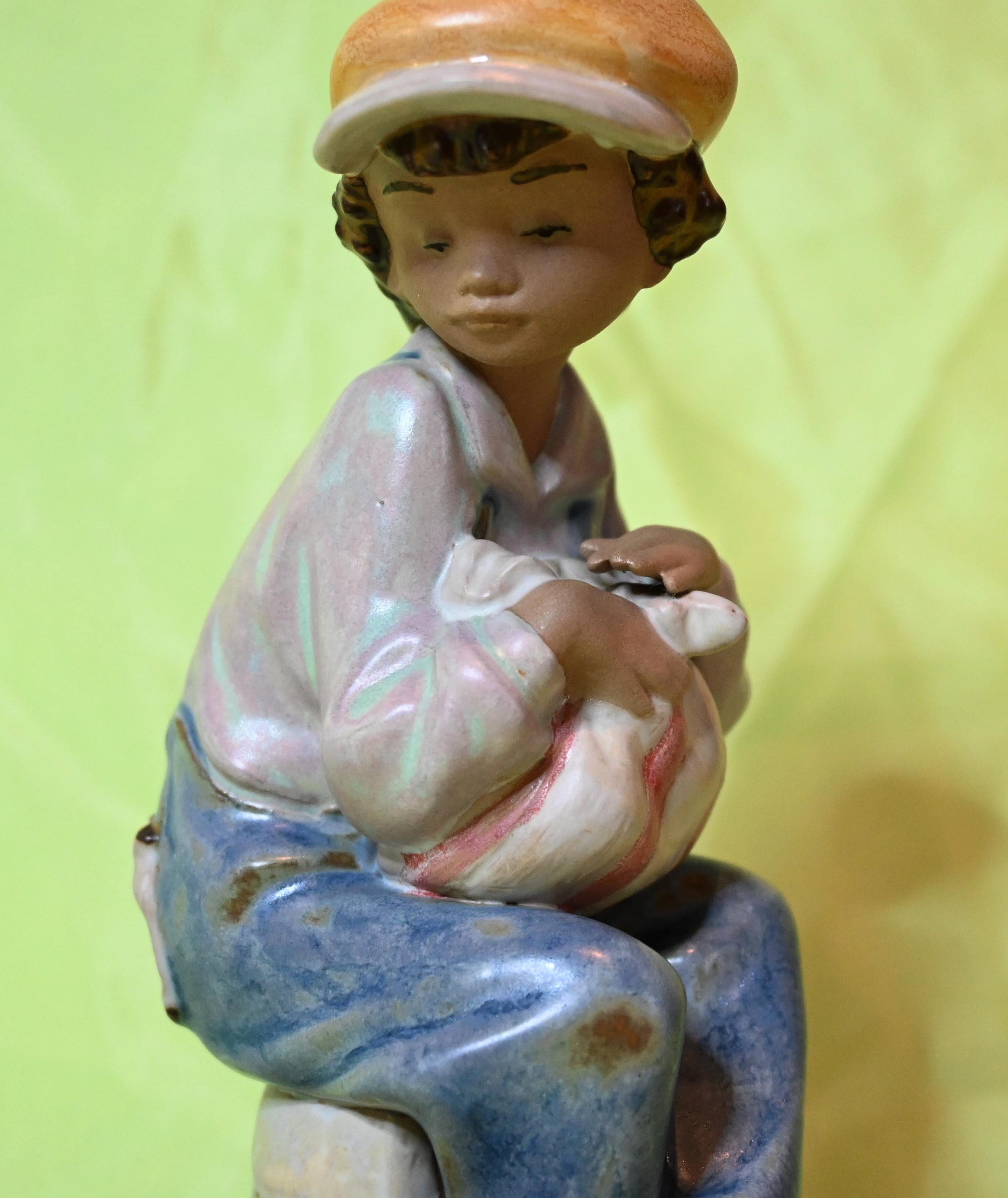 リヤドロ人形、犬を連れた少年、#240、スペイン - Etsy 日本