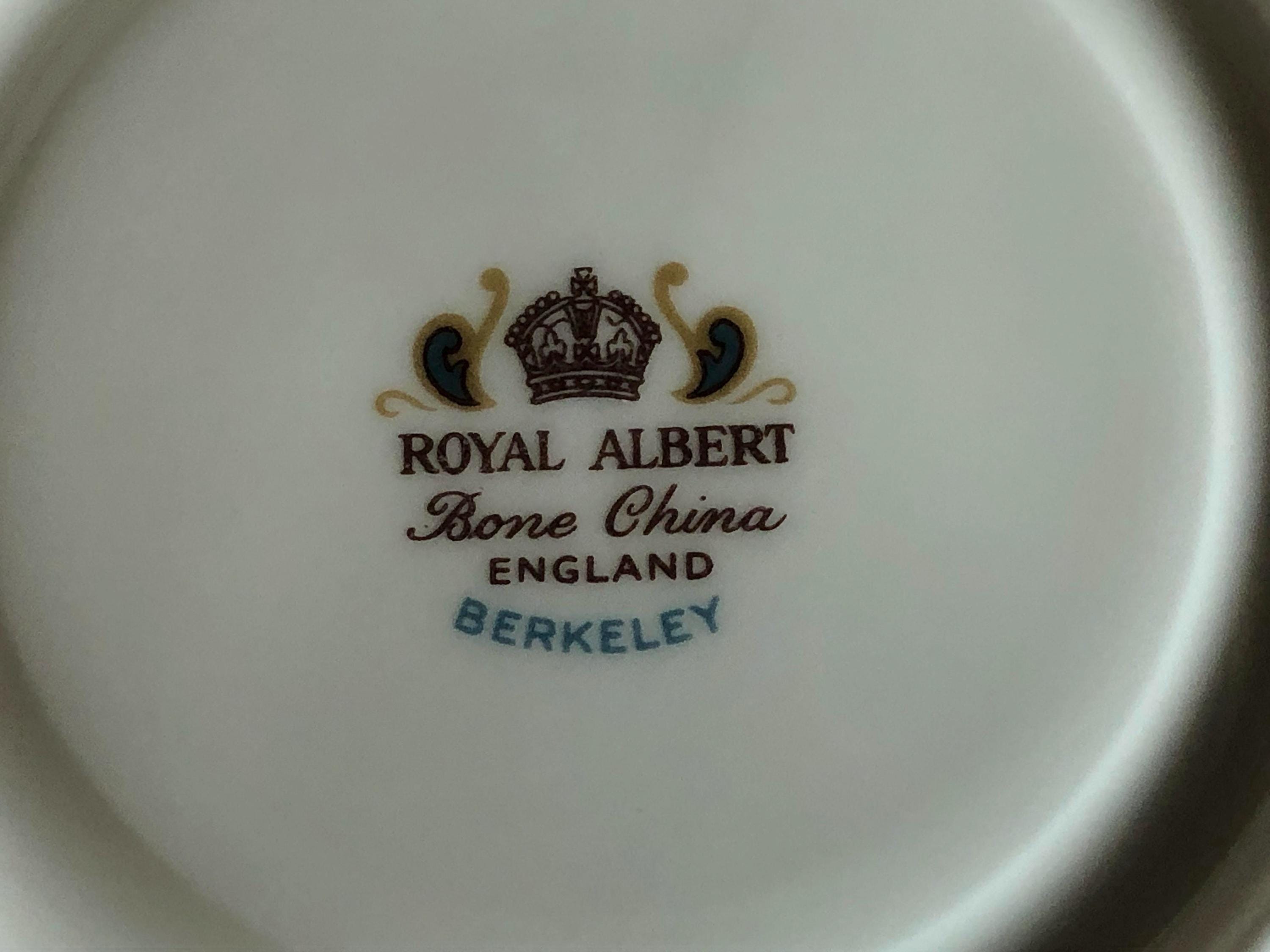 Royal Albert ' Berkeley' 21 Piece Tea Set, Fine English Bone China
