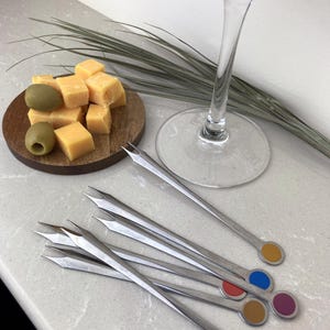 Vintage cocktail forks picks retro Germany 1960’s