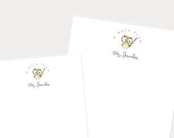 Blocs-notes personnalisés pour professeur, cadeau de remerciement pour professeur, papeterie personnalisée, note de