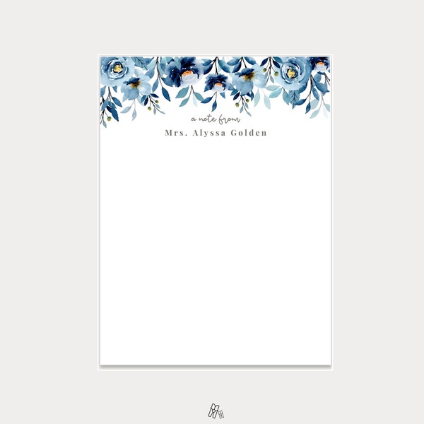 Personalized Notepads Etsy