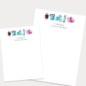 Bloc-notes fitness personnalisés, cadeau entraîneur personnel, cadeau instructeur fitness, journal d'entraînement fitness