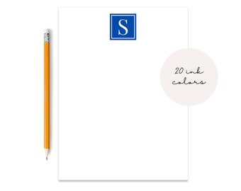 Bloc-notes personnalisés monogrammes, bloc-notes personnalisés, papeterie personnalisée