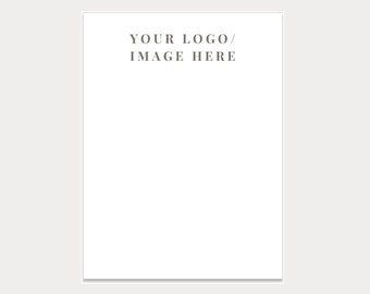 Your Logo Here, Custom Business Notepad, Personalized Business Notepad, Your Design Notepad