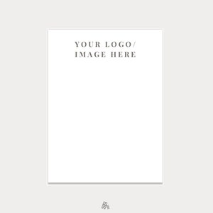 Your Logo Here, Custom Business Notepad, Personalized Business Notepad, Your Design Notepad