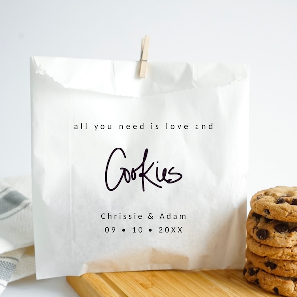 Cookie Favor Bag Etsy