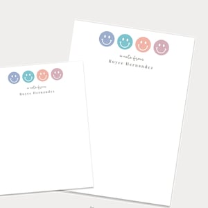 Spersonalizowane notatniki Smiley Buźka, prezenty dla najlepszego przyjaciela, spersonalizowany notatnik papierniczy