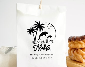 Aloha bröllopspresentpåsar - Hawaii tropiska tackpresenter